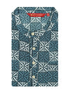 Men's Cotton Grey with White Mandarin Collar Fashion Kurta 12108
