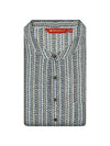 Men's Cotton Black Mandarin Collar Fashion Kurta 30216