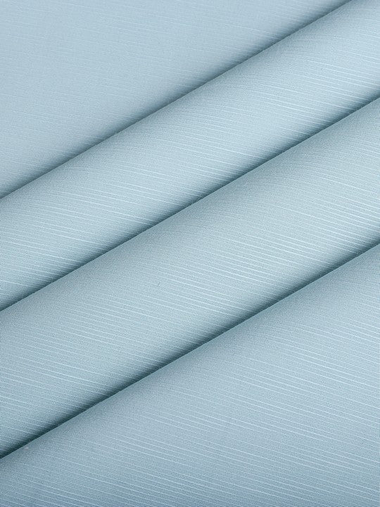 Men's Plain Cotton Blend Light Blue Color Shirting Wonder 6