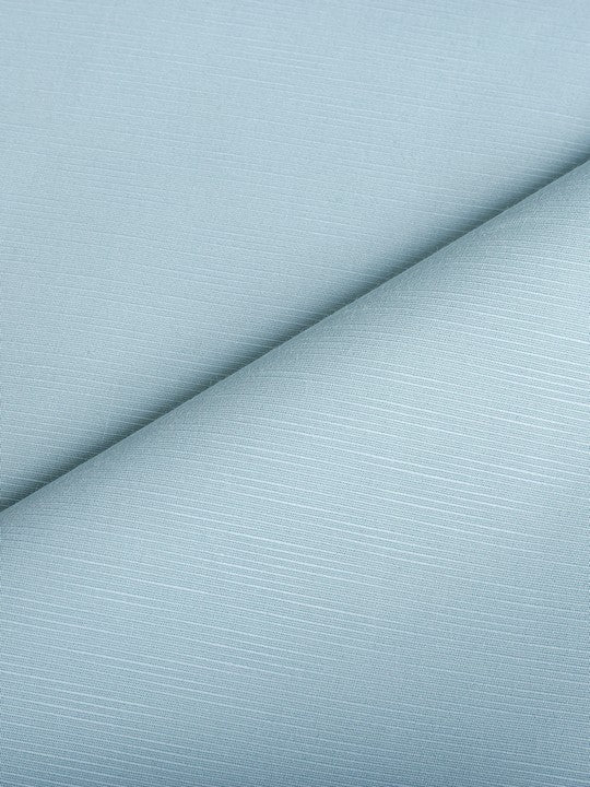 Men's Plain Cotton Blend Light Blue Color Shirting Wonder 6