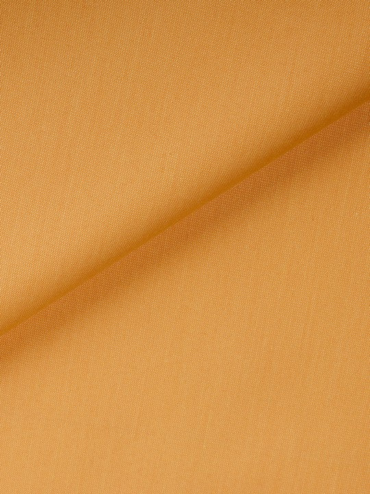 Men's Plain Cotton Blend Yellow Color Shirting Wonder 4