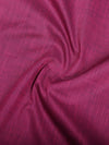 Men's Plain Cotton Blend Magenta Color Shirting Wonder 3