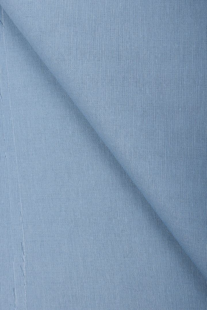 Men's Plain Cotton Blend Light Gray Color Shirting Wonder 8