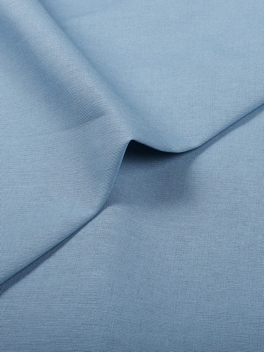 Men's Plain Cotton Blend Light Gray Color Shirting Wonder 8