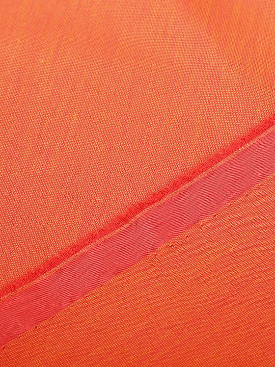 Men's Plain Cotton Blend Brick Red Color Shirting Wonder 2