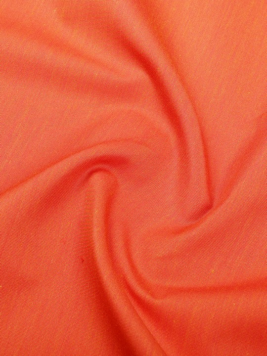 Men's Plain Cotton Blend Brick Red Color Shirting Wonder 2