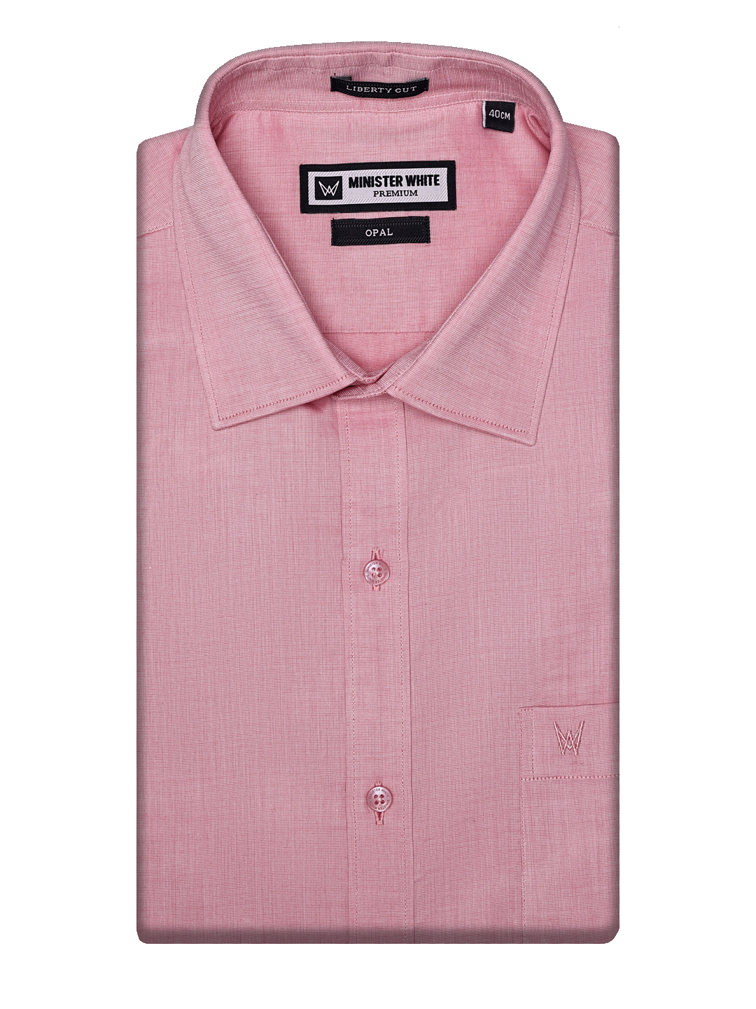 Men's Premium Cotton Regular Fit Light Pink Shirt Opal