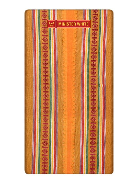 Orange Color Cotton Angavastram Sheshadri