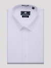 Men's Cotton Regular Fit Liberty Cut White Shirt Pearl