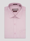 Mens Premium Poly Cotton Regular Fit Pink Colour Shirt Gloster
