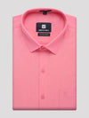 Mens Cotton Regular Fit Pink Colour Shirt Divine Touch