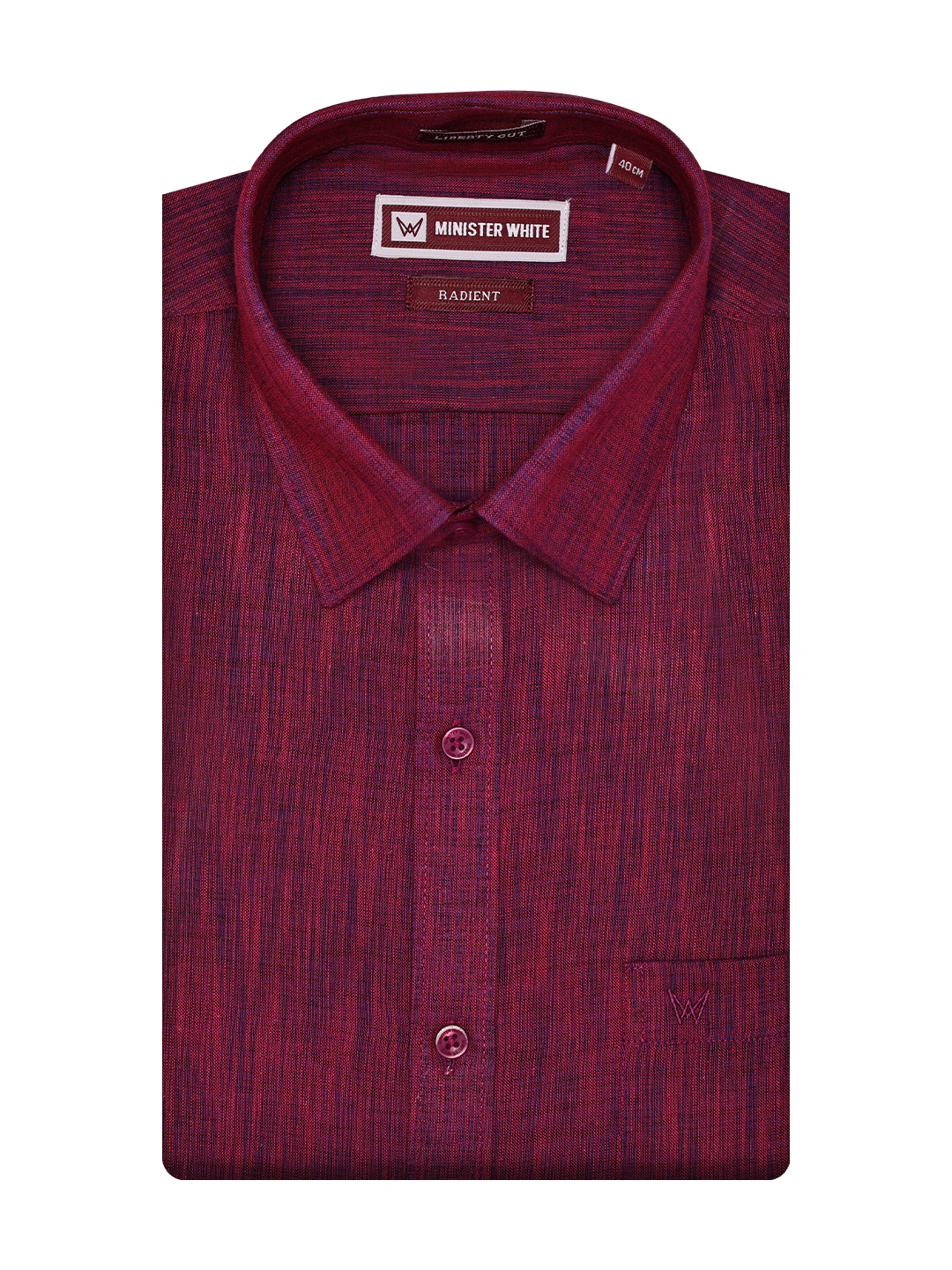 Men's Premium Cotton Linen Regular Fit Violet Shirt Radient