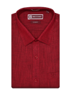 Men's Premium Cotton Linen Regular Fit Red Shirt Radient