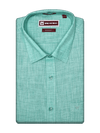 Men's Premium Cotton Linen Regular Fit Light Green Shirt Radient