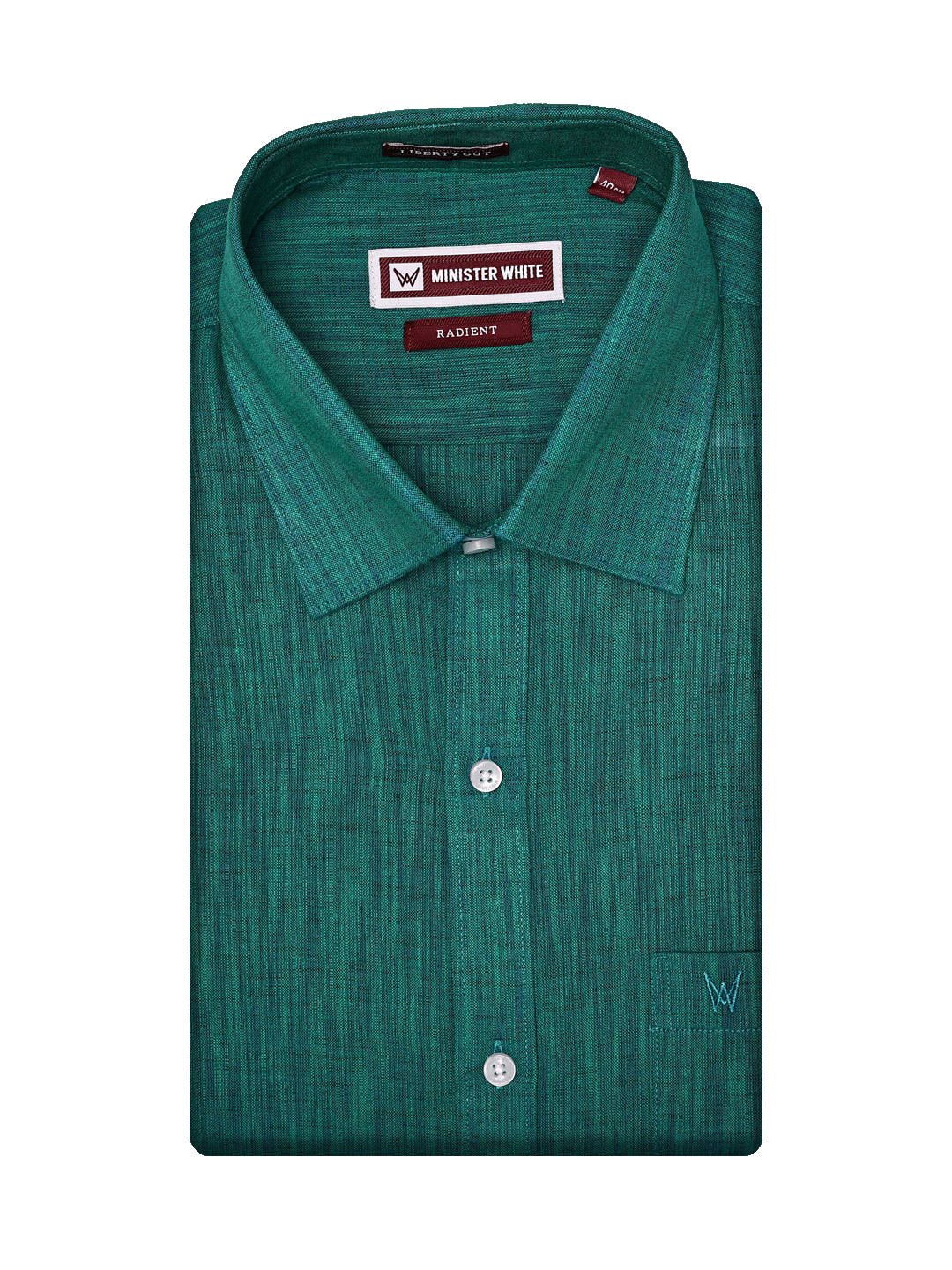 Men's Premium Cotton Linen Regular Fit Dark Green Shirt Radient