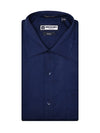 Men's Premium Cotton Regular Fit Navy Shirt Rosal