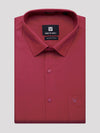 Mens Cotton Regular Fit Ruby Colour Shirt Divine Touch