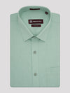 Men's Cotton Regular Fit Sea Green Color Shirt Festive