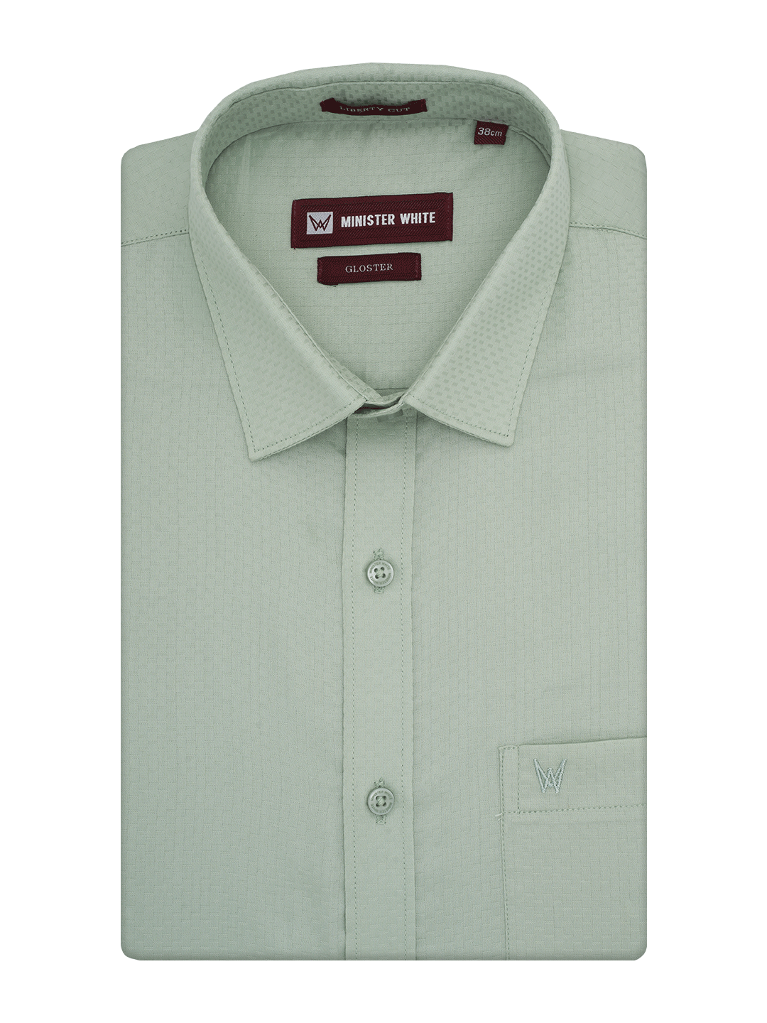Men's Premium Poly Cotton Regular Fit Sea Green Colour Shirt Gloster