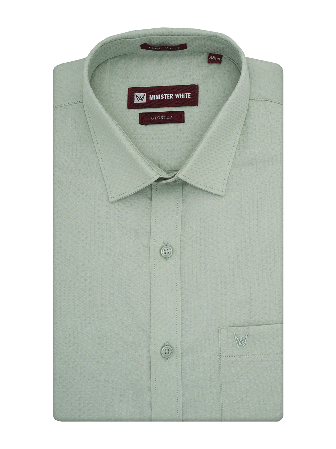 Mens Premium Poly Cotton Regular Fit Sea Green Colour Shirt Gloster