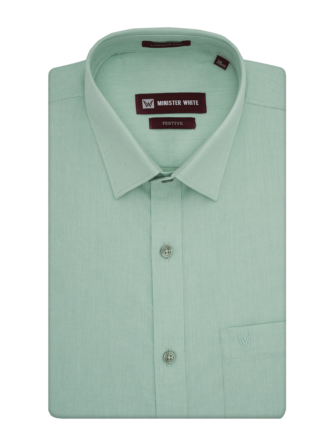 Men's Cotton Regular Fit Sea Green Colour Shirt Festive