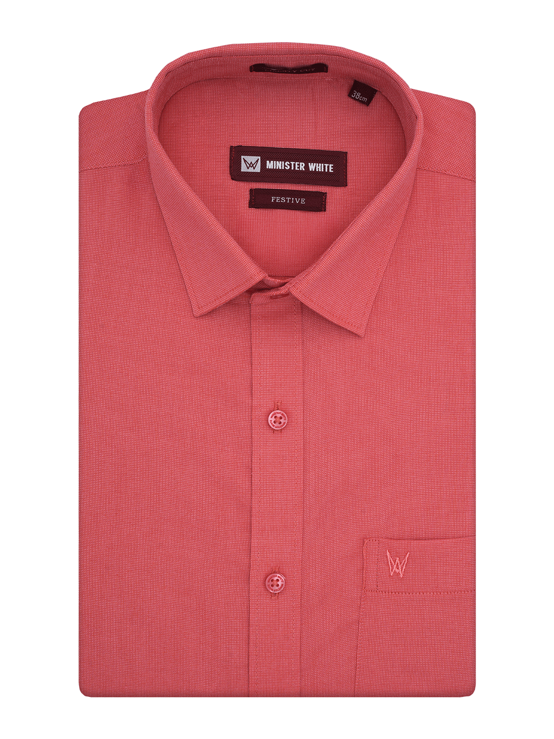 Mens Cotton Regular Fit Dark Pink Colour Shirt Festive