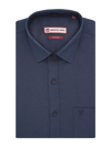 Mens Premium Poly Cotton Regular Fit Navy Colour Shirt Gloster
