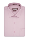 Mens Premium Poly Cotton Regular Fit Pink Colour Shirt Gloster