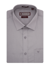 Mens Premium Poly Cotton Regular Fit Grey Colour Shirt Gloster