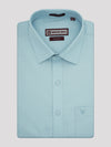 Mens Premium Poly Cotton Regular Fit Sky Blue Colour Shirt Gloster