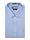 Men's Premium Cotton Regular Fit Light Blue Shirt Seltas