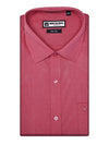 Men's Premium Cotton Regular Fit Dark Pink Shirt Seltas