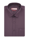 Mens Premium Poly Cotton Regular Fit Wine Colour Shirt Gloster