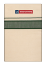 Men's Cotton Kara Dark Green Fancy Border Double Layer Dhoti Tirur