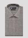 Mens Pure Linen Regular Fit Gray Colour Shirt Alanzo Linen