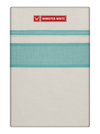 Men's Cotton Kara Sea Green Fancy Border Double Layer Dhoti Uppala