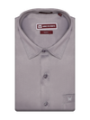 Men's Premium Satin Slim Fit Grey Shirt Wave