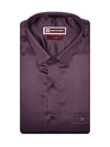 Men's Premium Satin Slim Fit Wine Shirt Wave