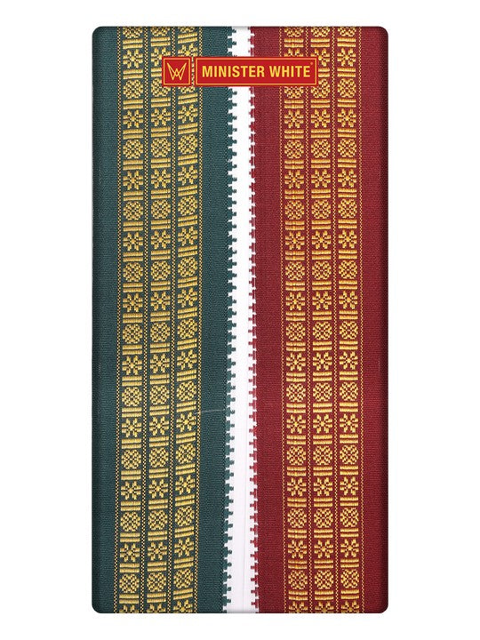 White Color Cotton Angavastram Vaikuntha