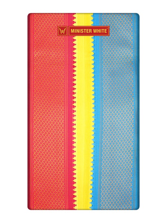 Yellow Color Cotton Angavastram Aniruddh