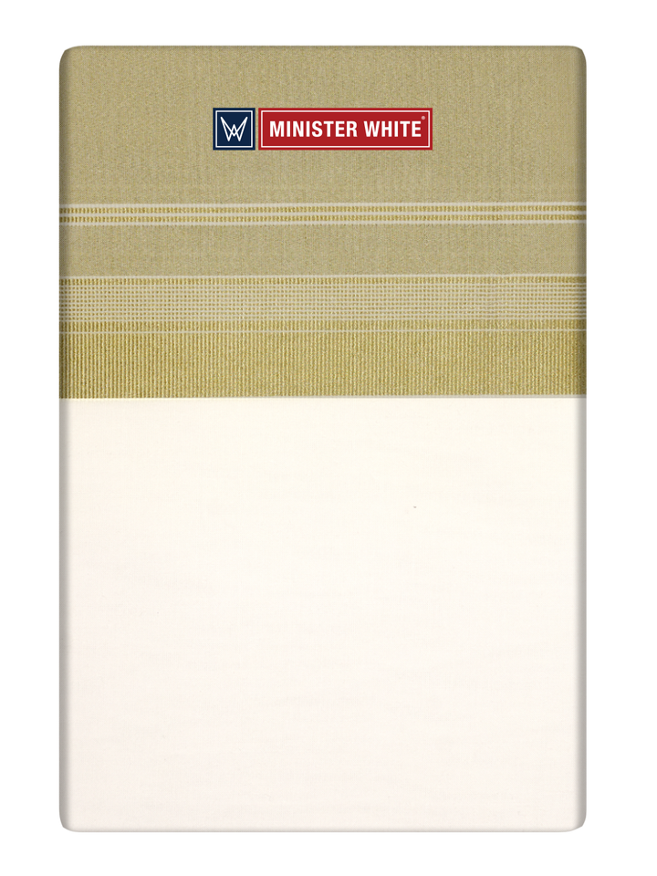 Mens Cotton White Single Layered Dhoti with Assorted Colour Jari Border Meatow