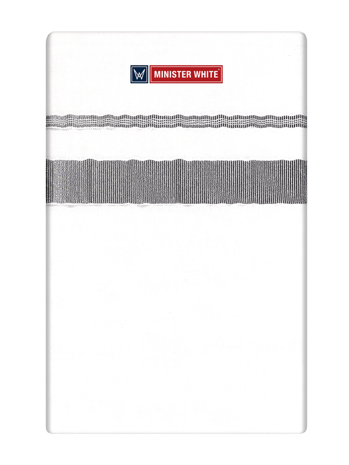 Mens Cotton White Single Layered Dhoti  Gems_ Pack of 5